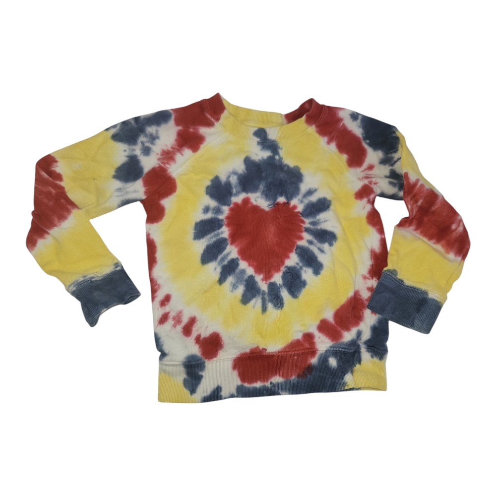 Tucker + Tate Tie-Dye Heart Sweatshirt 3T